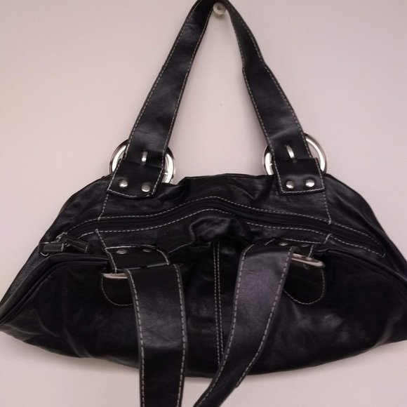 Bonita Baguette Purse with Silver Buckle - Picture 2 of 3